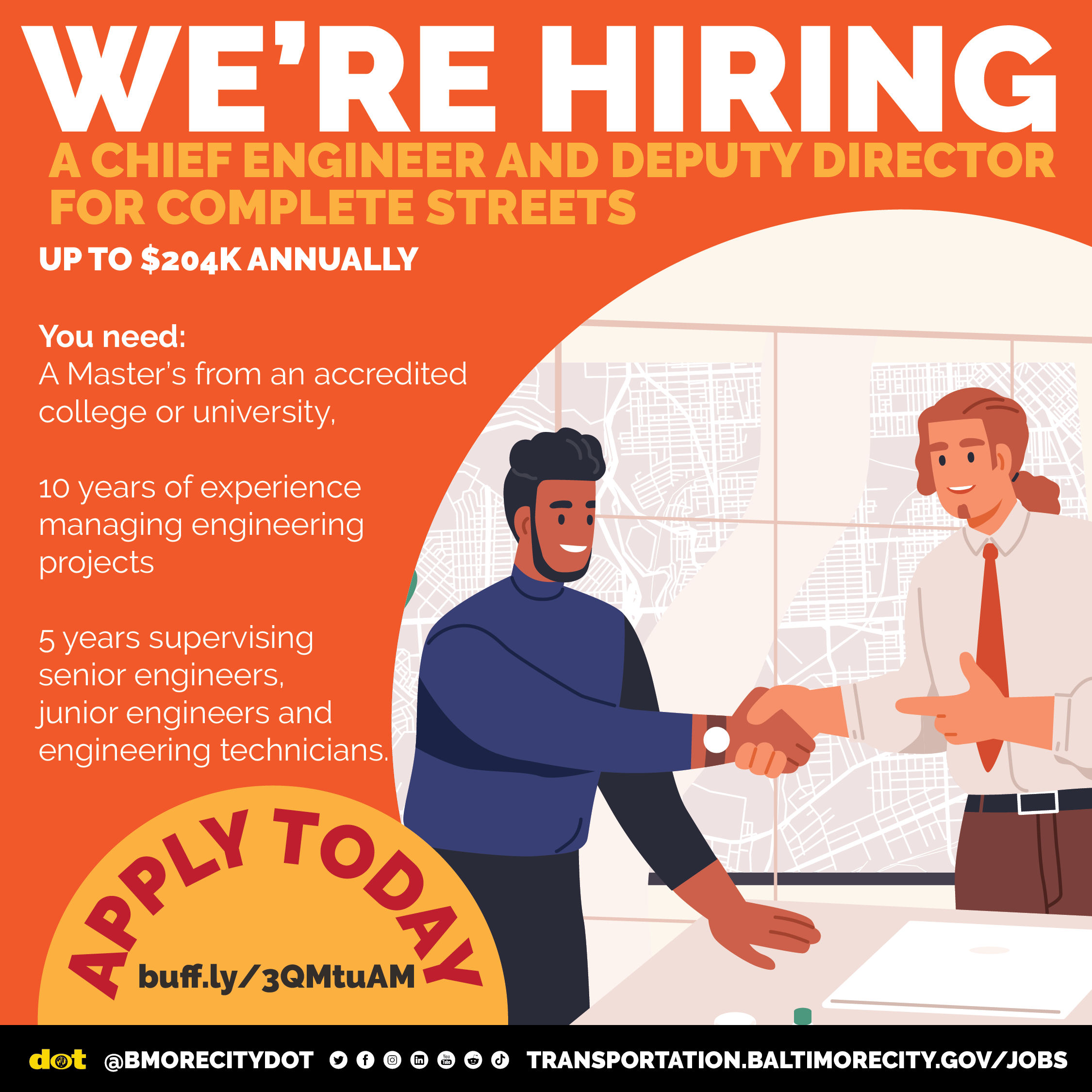 Chief Engineer and Deputy Director for Complete Streets